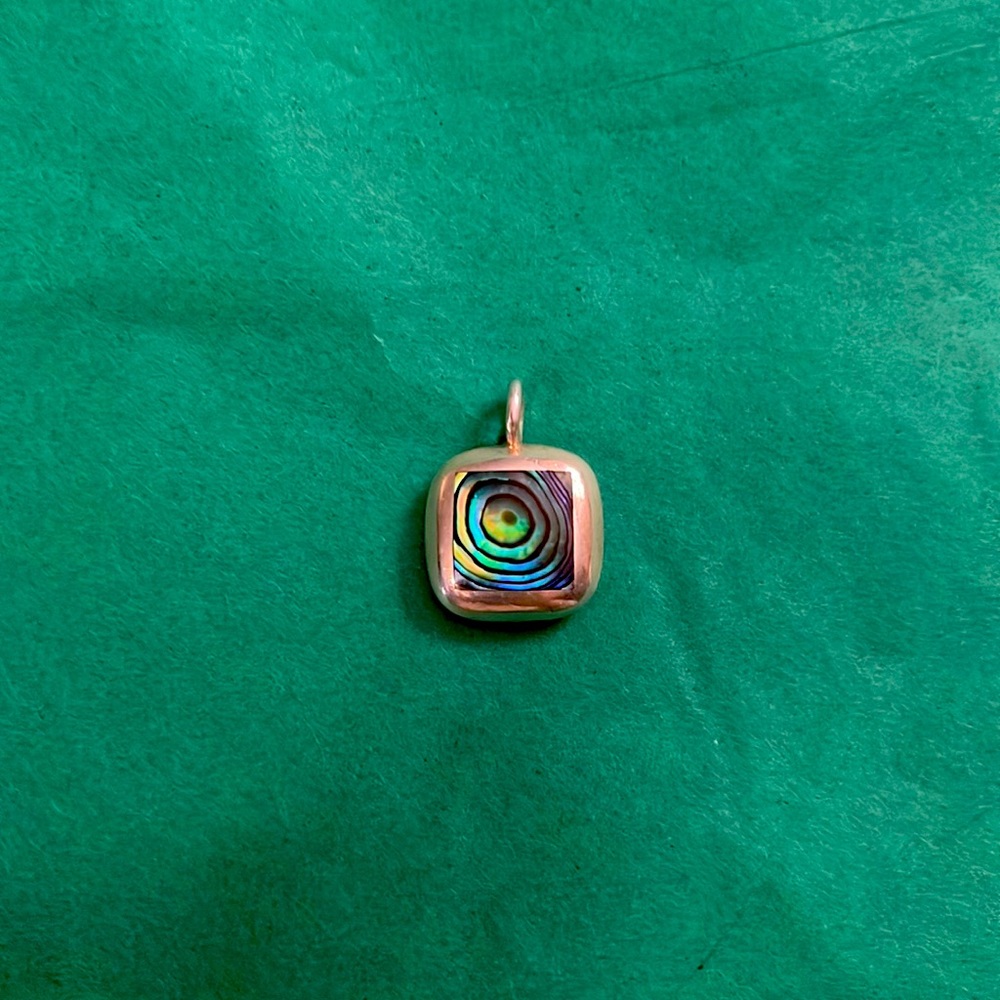 Abalone Shell Sterling Necklace from Montauk Shop